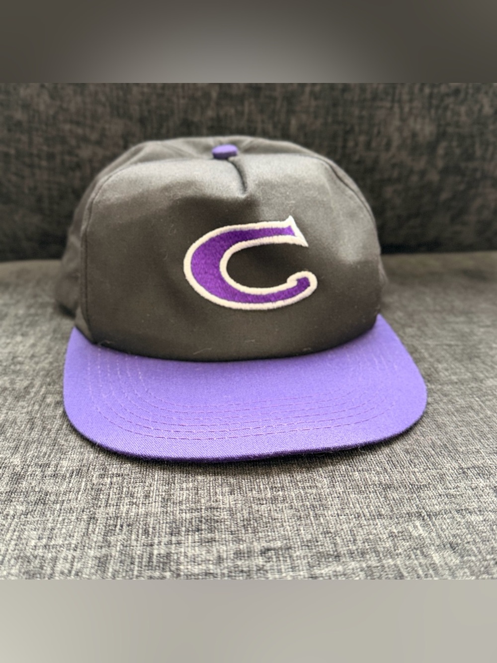 Vintage 90s Camel Cigarettes Promo Snapback Hat Purple Black Cap Rare made USA - Picture 11 of 11
